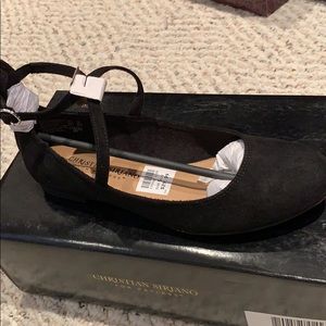 Annalise strap flat shoe